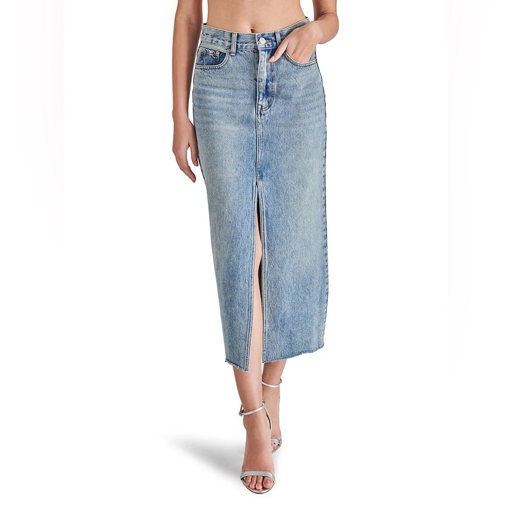 Steve Madden Light Blue Midi Skirt
